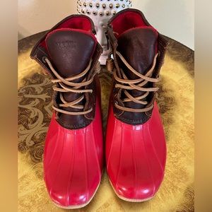 sperry top sider boots for women (waterproof rubber boot)